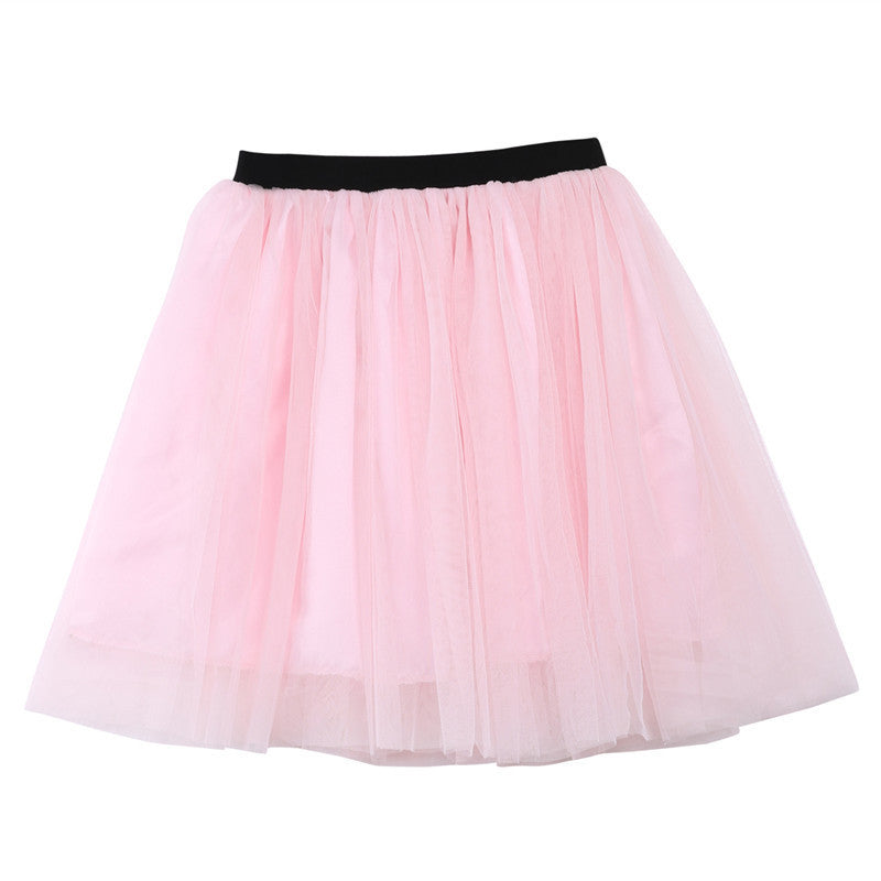 Parent -Child Net Gauze Canopy Skirt Two-Piece Mother And Daughter Suit Skirt