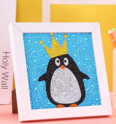 5D Diamond Painting Kit Kids DIY Full Drill Rhinestone Kits