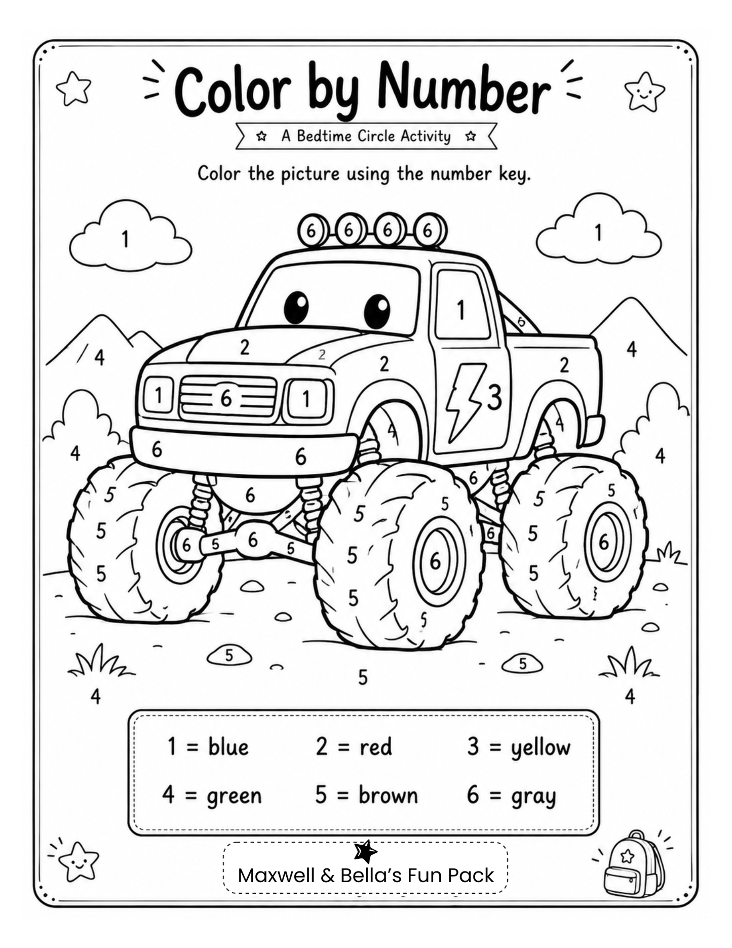 Maxwell & Bella's Fun Pack — Activity Book (English) | Bedtime Circle