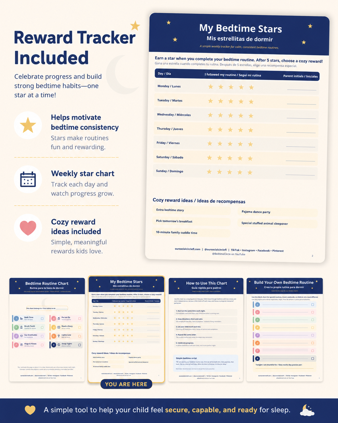 Bedtime Routine Mini Pack — Bilingual