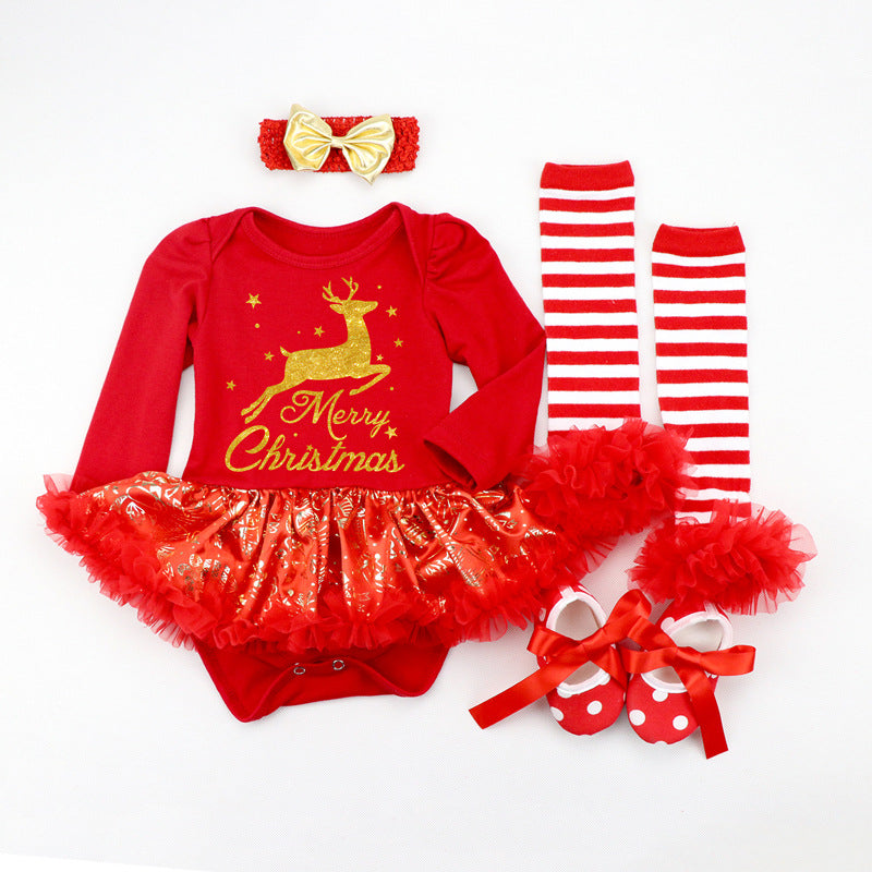 Long sleeve romper dress