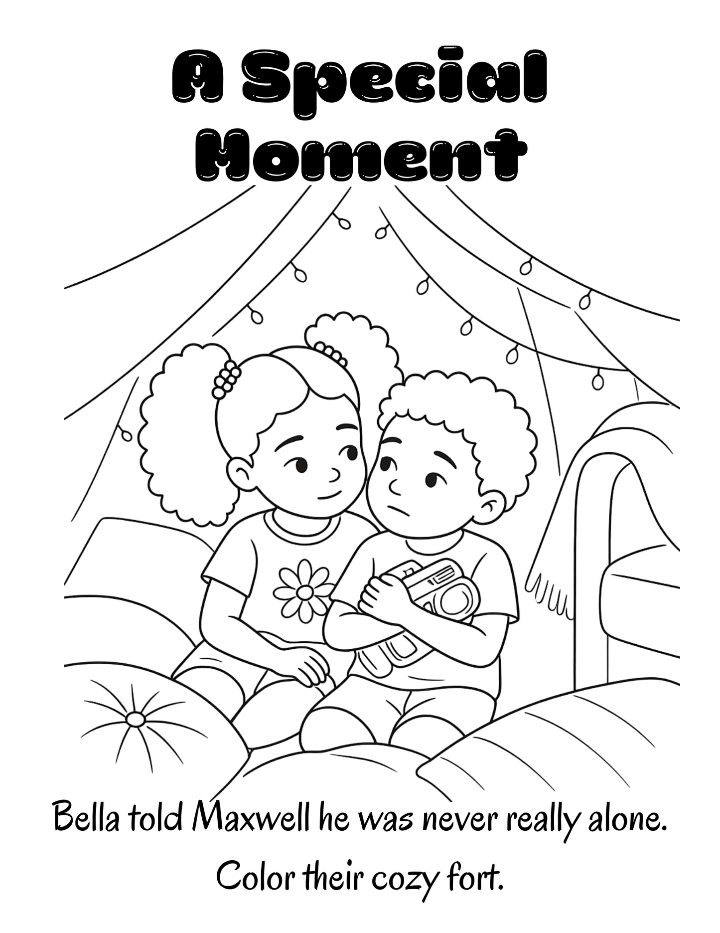 Maxwell's Last Day Home — Coloring Book (English)