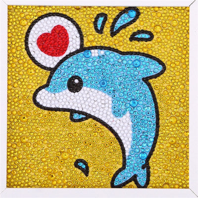 5D Diamond Painting Kit Kids DIY Full Drill Rhinestone Kits