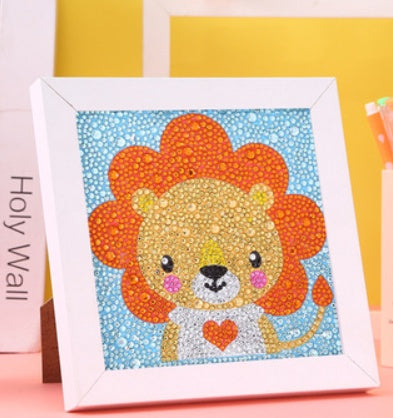 5D Diamond Painting Kit Kids DIY Full Drill Rhinestone Kits