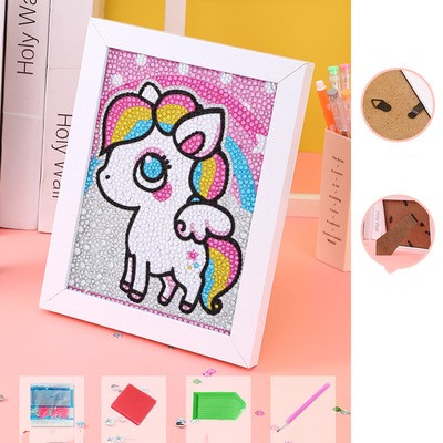 5D Diamond Painting Kit Kids DIY Full Drill Rhinestone Kits