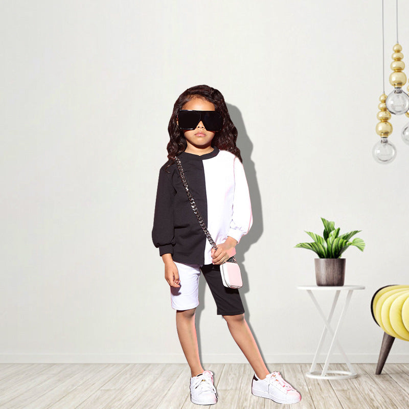Black And White Contrast Color Fashion