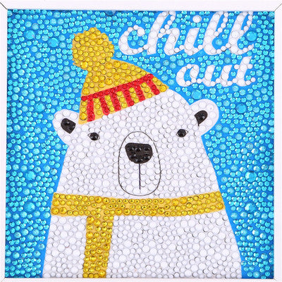 5D Diamond Painting Kit Kids DIY Full Drill Rhinestone Kits