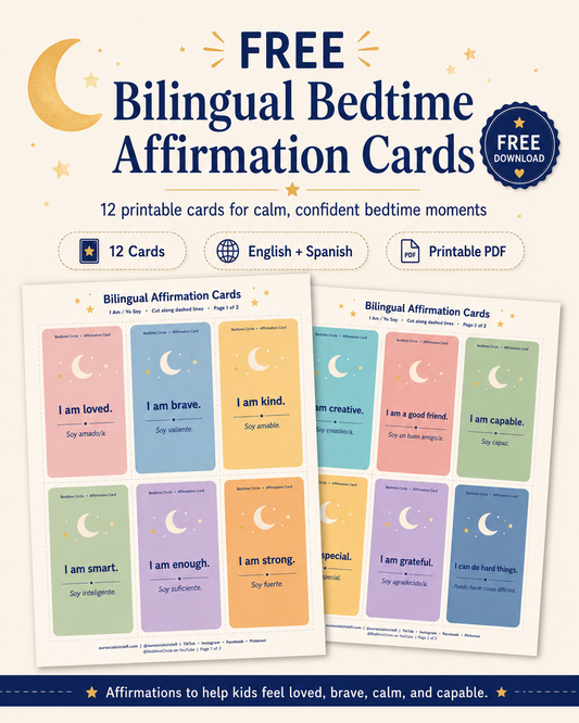 Bilingual Affirmation Cards — I Am / Yo Soy (Free Printable)