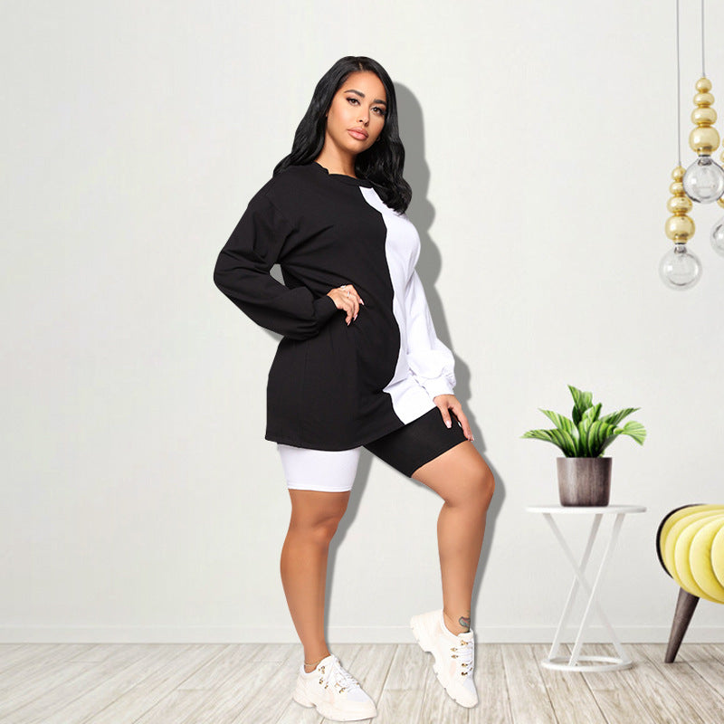 Black And White Contrast Color Fashion