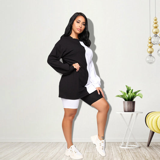 Black And White Contrast Color Fashion