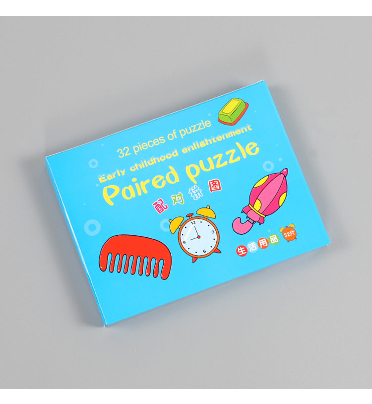 Cartoon Educational Toys Matching Puzzle Early Education Toys